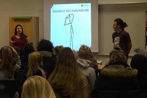 Heimsókn frá Rauða krossinum