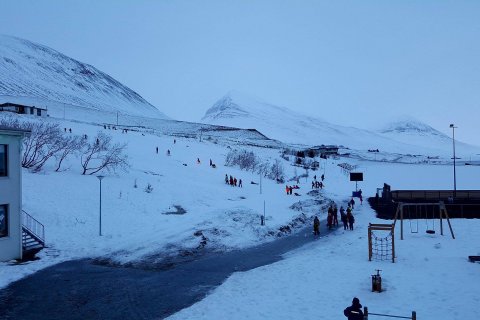 Líf og fjör í frímínútum